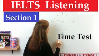 IELTS Listening Section 1 Time Test [upl. by Tiga763]