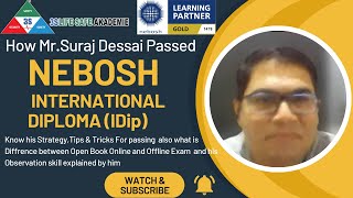 NEBOSH International Diploma Success Story  Tips for Passing NEBOSH IDip on First Attempt [upl. by Nivar]