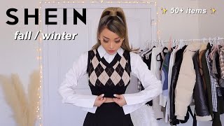 GIANT SHEIN TRY ON HAUL fall  winter w discount code [upl. by Melva]