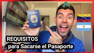 ¿Cómo sacar el PASAPORTE VENEZOLANO desde Argentina 🇻🇪 🇦🇷  Topomagico [upl. by Perseus318]