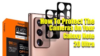 How To Protect Your Cameras On Your Galaxy Note 20 Ultra [upl. by Akirdnas568]