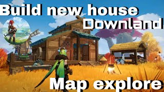 BUILD NEW HOUSE 🤯 NEW MAP EXPLORE😱 DOWNLANDS GAME  ATIF GAMERZ [upl. by Gipson861]