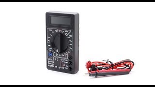 Digital Multimeter DT830B REVIEW TESTING [upl. by Rettke]