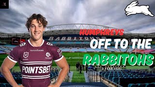 JAMIE HUMPHREYS SIGNS WITH THE SOUTH SYDNEY RABBITOHS  NRL 20242025 [upl. by Dyan320]