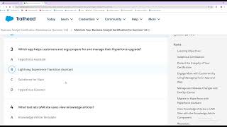 Business Analyst Certification Maintenance Summer 23  Trailhead [upl. by Akeret]