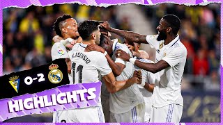 Cádiz 02 Real Madrid  HIGHLIGHTS  LaLiga 202223 [upl. by Assiruam]