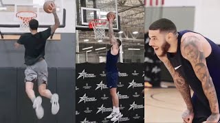 Lonzo Ball getting ready for next season with insane dunks in workout 😳 [upl. by Nyraa31]