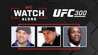 UFC Watch Along with Jens Pulver Yves Edwards and Viss  UFC300 [upl. by Akkim]