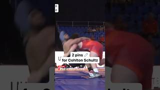 Cohlton Schultz 🇺🇸 has secured 2 pins 🧷 so far at the PanAm Olympic Games Qualifer [upl. by Kacie]