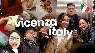 FAVORITE RESTAURANTS IN VICENZA ITALY I Winter Outfits [upl. by Caravette]