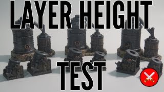 Layer Height Test amp Kickstarter Teaser [upl. by Suivatnod]