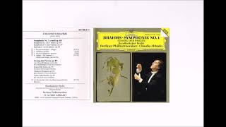 Brahms  Symphony No1 Abbado Berliner [upl. by Rennob]