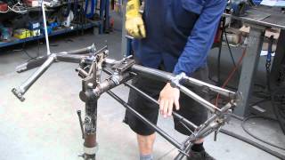 Building a recumbent tricycle frame part 2 [upl. by Ardnoik]