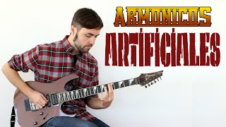 Pinch Harmonics  Armonicos Artificiales  Técnica Guitarra Metal [upl. by Ecnarrat]