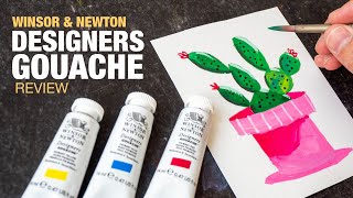 Review Winsor amp Newton Designers Gouache [upl. by Aekahs]