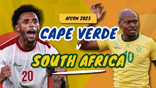 Giant killers Cape Verde 🇨🇻 and Bafana Bafana 🇿🇦 meet up in this quarter finals matchup [upl. by Comptom]