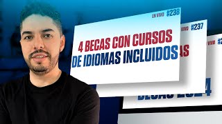 4 Becas con curso de idiomas incluidos  Omar Llerena [upl. by Ardet415]