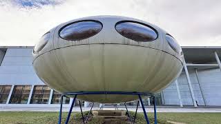 FUTURO Haus UFO vor der neuen Sammlung München [upl. by Idette]