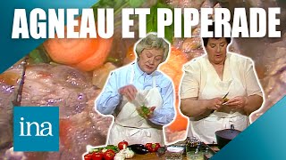 Navarin dagneau sauce piperade de Maïté 🫑  INA Les Recettes Vintage [upl. by Shayna]