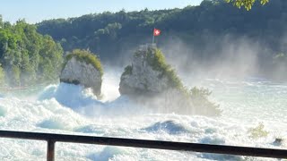 Rheinfall  Switzerland🇨🇭😍❤️ Nideefamily2022 [upl. by Auburta]