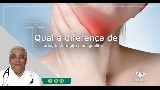 Diferenças entre faringite laringite e amigdalite  Dr Salim CRM 43163 [upl. by Domenic]