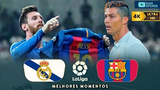 O DUELO HISTÓRICO DE MESSI VS CR7 QUE CALOU A TODOS NO SANTIAGO BERNABÉU [upl. by Ydnim36]