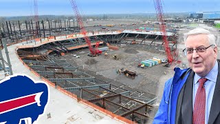 The First INSIDE LOOK to the Buffalo Bills New Stadium Construction  May 2024 [upl. by Satterlee]