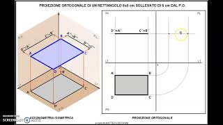 Proiezione ortogonale di un rettangolo parallelo al PO [upl. by Anoy]