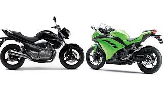 Kawasaki Ninja 300 Vs Suzuki Inazuma 250  Specifications Comparison [upl. by Mollee]