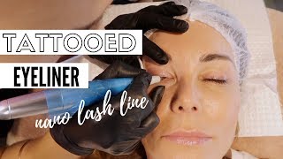 Permanent Makeup  Getting My Eyeliner Tattooed [upl. by Hada]