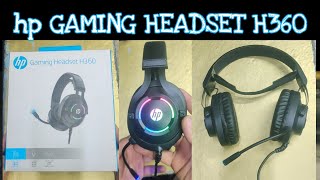 Hp gaming headset h360 [upl. by Aerona]