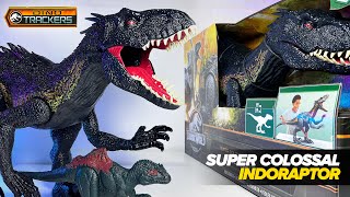 NEW SUPER COLOSSAL INDORAPTOR Jurassic World Dino Trackers Indoraptor [upl. by Shawna]