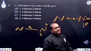 1 3Butadiene when treated with Br2 gives [upl. by Ennahgem]