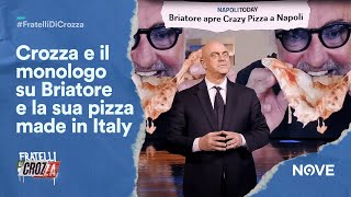 Crozza e il monologo su Briatore e la sua pizza made in Italy  Fratelli di Crozza [upl. by Nongim]