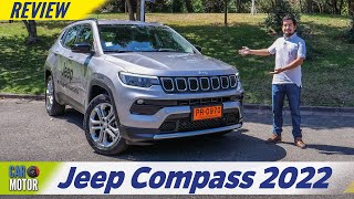 Jeep Compass 2022🚙 Prueba Completa  Test  Review en Español 😎 Car Motor [upl. by Arahat315]