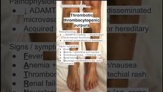 Thrombotic thrombocytopenic purpura TTP [upl. by Mireielle75]