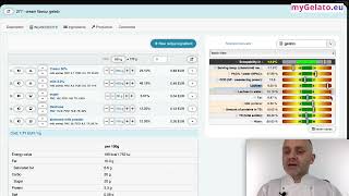 Gelato balancing app and professional ice cream calculator From now on it will be easy myGelatoeu [upl. by Adnuhser374]