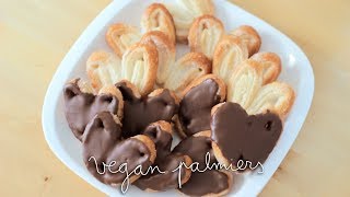 Vegan Palmiers  Palmeritas veganas [upl. by Ahsiuq630]