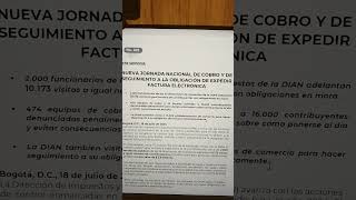 visitas de facturación electrónica y cobro deudas de IVA e impoconsumo da cierre de establecimiento [upl. by Asial]