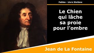 Fable Jean de La Fontaine quotLe Chien qui lâche sa proie pour lombrequot Voix et texte [upl. by Rambert]