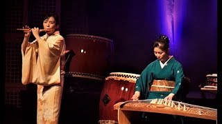 Wagaku MIYABI Düsseldorf  Japanese Koto amp Shinobue bamboo flute  traditional Japanese music [upl. by Reivaxe]