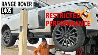 RANGE ROVER L405 RESTRICTED PERFORMANCE FIX  S4Ep52 [upl. by Magan]