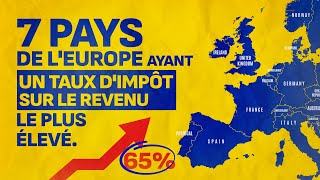 7 pays dEurope où limpôt est très élevé [upl. by Pedrick]