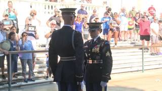 Making history Tomb of the Unknown Soldier has its first allfemale guard [upl. by Dressel]