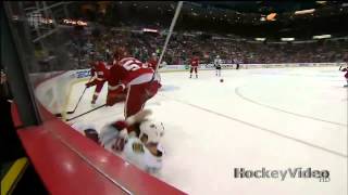 Jonathan Ericsson big hit on Bryan Bickell  May 23 2013 [upl. by Schaaff627]