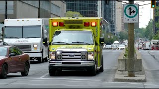 MONTREAL AMBULANCES URGENCESSANTÉ  EMS  RESPONDING  ÉTÉSUMMER 2021  BEST 20X [upl. by Lanette]