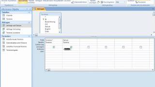 Access 2007 Abfragen mit Funktionen [upl. by Seidler]