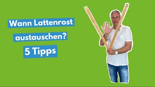 Lattenrost  Wann austauschen  5 Tipps [upl. by Curley46]