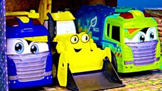 Müllauto Feuerwehr Bagger Kinder Kran Traktor Spiele mit KinderSpielzeug Kinderspielzeugkanal [upl. by Camfort393]