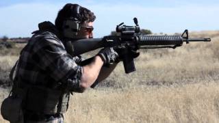 M16A4 clone hammered pair moving and shooting [upl. by Hittel]